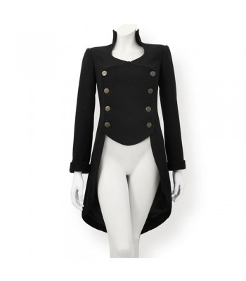 Women Gothic Coat Victorian Tailcoat Steampunk Tailcoat Halloween Jacket